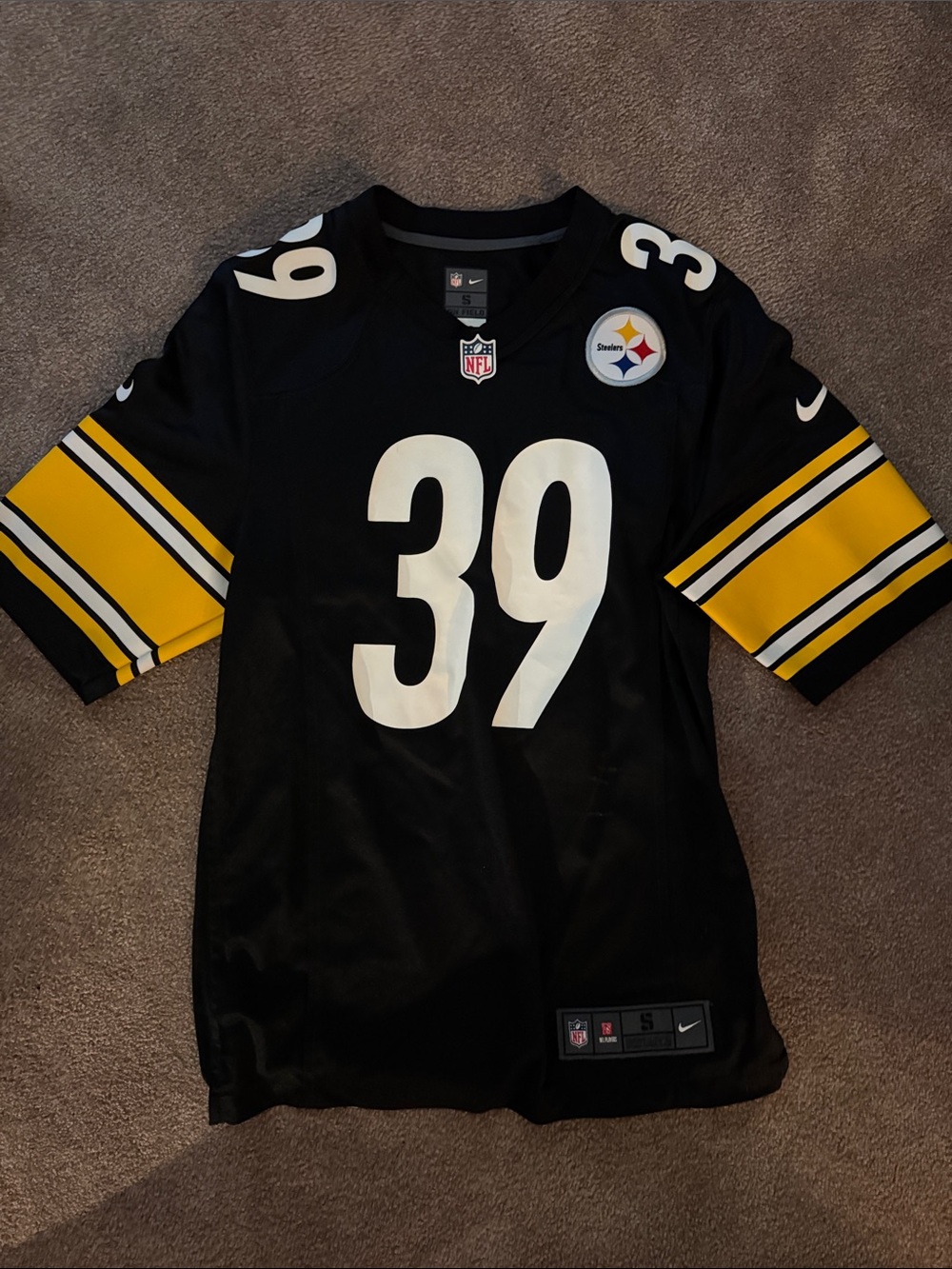 Nike Black NFL Steelers Jersey Size S